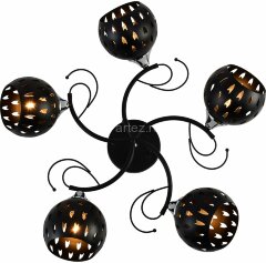 Потолочная люстра Reluce 01314-0.3-05 BK+CR