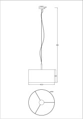 Подвесной светильник Arte Lamp A4095SP-3WH