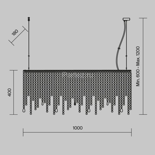 Подвесная люстра Maytoni DIA002PL-05CH