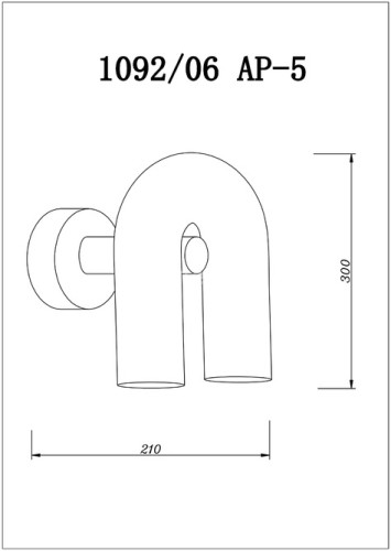 Бра Divinare 1092/06 AP-5