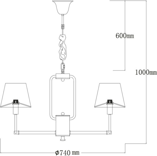 Подвесная люстра MW-Light 355014608