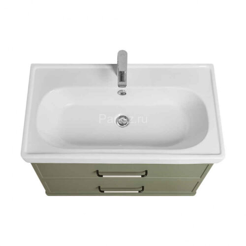 Тумба под раковину Aquaton Нео Классика 85 2 ящика, кипарис (1A286301NC5E0)