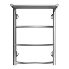 Полотенцесушитель водяной AZARIO VERONA 400/600 с полкой, 3 секции, нижнее/диагональное подключение,