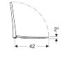 Сиденье с крышкой ACANTO тонкое, быстросъемное с микролифтом (500.605.01.2)