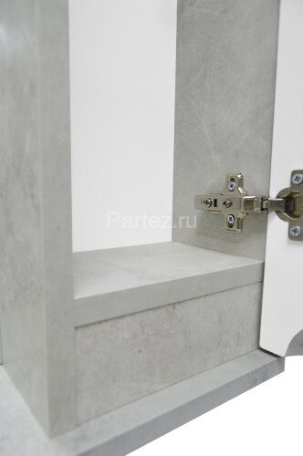 Зеркало-шкаф Loranto Florena 70 700х135х600 правый, светлый бетон (CS00086985)