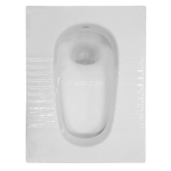 Унитаз напольный "Чаша Генуя" Creo Ceramique 525х405х220 мм, с гидрозатвором (SQ9100)