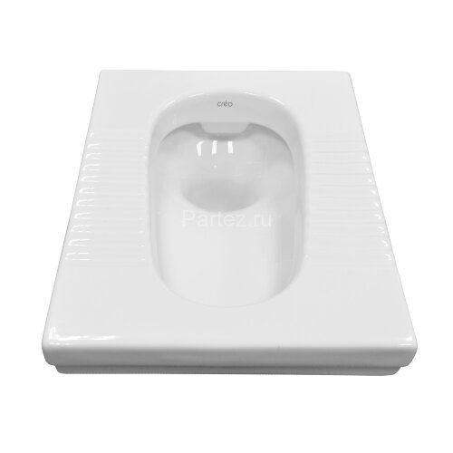 Унитаз напольный "Чаша Генуя" Creo Ceramique 525х405х220 мм, с гидрозатвором (SQ9100)