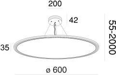Подвесной светильник Maytoni MOD057PL-L54W4K