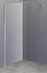 Душевая перегородка LORANTO Walk-in 100х200 регулируемый кронштейн 80-100, прозрачное стекло 8 мм, профиль хром (CS-L1020 100)