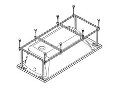 Каркас для ванны Santek МОНАКО XL 170х75 (1.WH11.2.423)