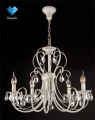 Подвесная люстра Eurosvet 3305/5 белый с золотом