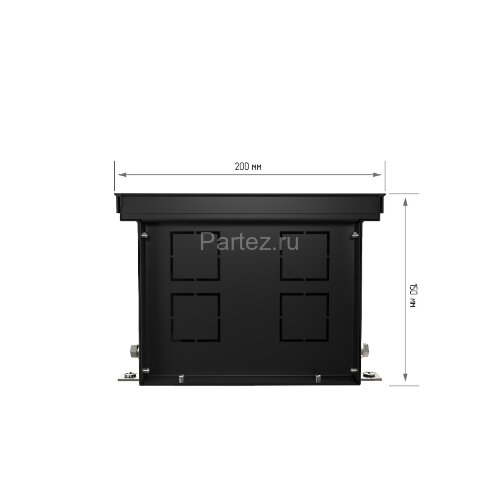 Конвектор внутрипольный Royal Thermo ATRIUM-150/200/2600-DG-U-AU