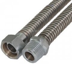 Гибкая подводка для газа сильфонная 3/4" в-н 40 см