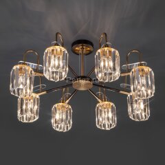 Потолочная люстра Eurosvet 70090/8 черный