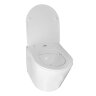 Унитаз подвесной Azario Teramo 480х365х360 безободковый, в комплекте с сидением микролифт, белый (AZ