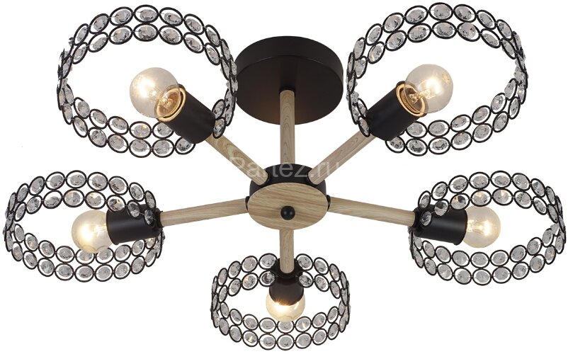 Потолочная люстра Escada 679/5P Black