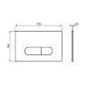 Кнопка смыва Ideal Standard OLEAS M1, белая (R0115AC)