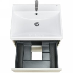 Тумба под раковину Roca Ona 600 подвесная, 2 ящика, светлый дуб (A857613512)