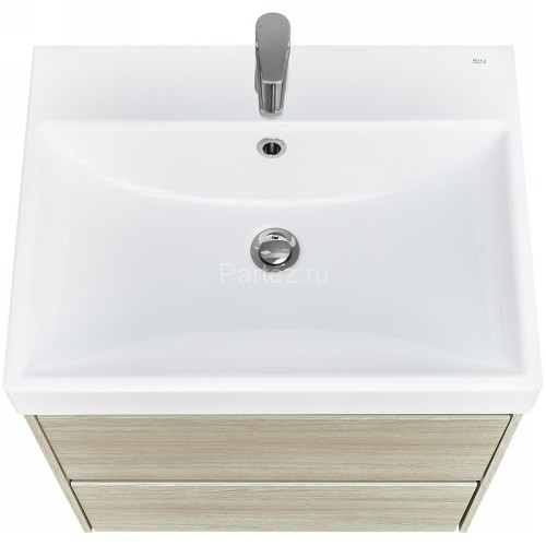 Тумба под раковину Roca Ona 600 подвесная, 2 ящика, светлый дуб (A857613512)