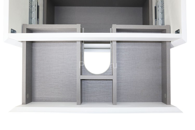 Комплект тумба Azario Velluto 70 700х450х660 подвесная, с раковиной Slim 70, белый матовый (CS000886