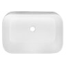Раковина-чаша Azario 600х390х120 накладная, овальная, белый глянец (AZ-2243-B)