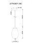 Подвесной светильник Arte Lamp A7769SP-1BC