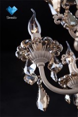 Подвесная люстра Eurosvet 3281/8 белый с золотом