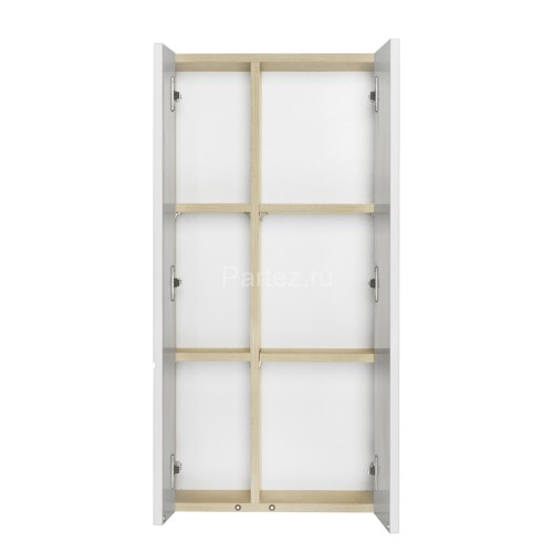 Шкафчик AQUATON Мишель подвесной, дуб эндгрейн/белый (1A243903MIX40)