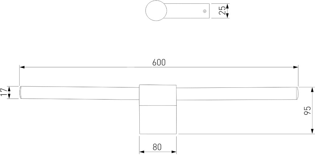 Подсветка для картин Elektrostandard 40125/LED латунь