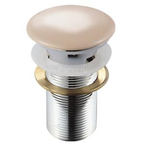 Донный клапан с переливом (кремовый) MLN-TB16