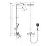 27113400 Raindance Select E 360 Showerpipe для ванны, ½’, белый/хром