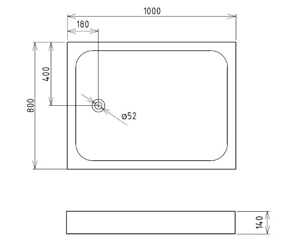 Душевой поддон Gemy ST15T