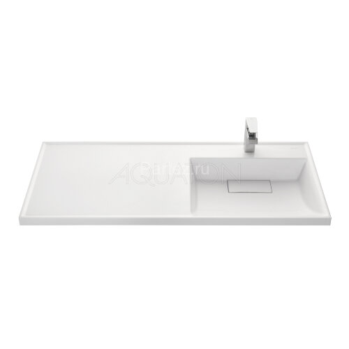 Раковина - столешнца AQUATON Лондри 1200 белая, правая (1A72243KLH010)