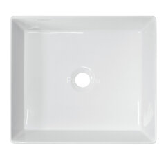 Раковина накладная Sanita Luxe Novel Slim-40 400х349х110, белая (NOV40SLWB01S)