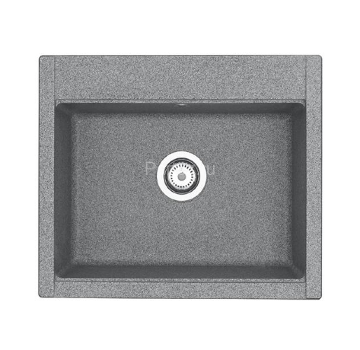 Кухонная мойка AQUATON Делия 60, серая (1A715232LD230)