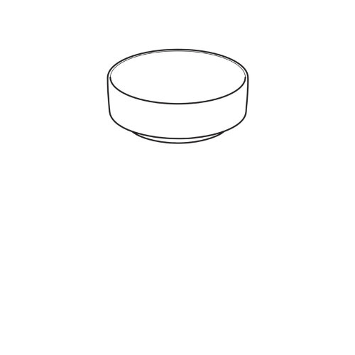 Раковина Geberit VariForm, D=40 см, белая (500.768.01.2)