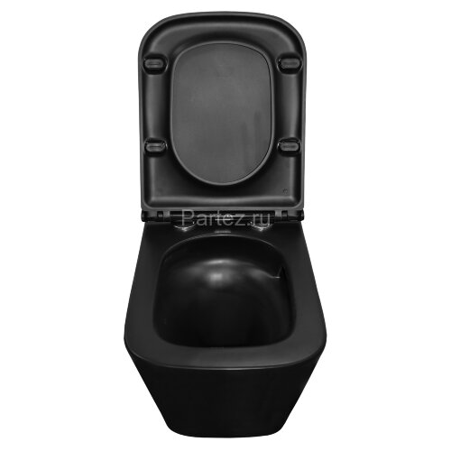 Унитаз подвесной Azario Teramo 490х345х355 (квадратный) безободковый с системой антивсплеск (Торнадо