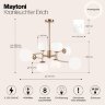 Потолочная люстра Maytoni MOD221-PL-08-G