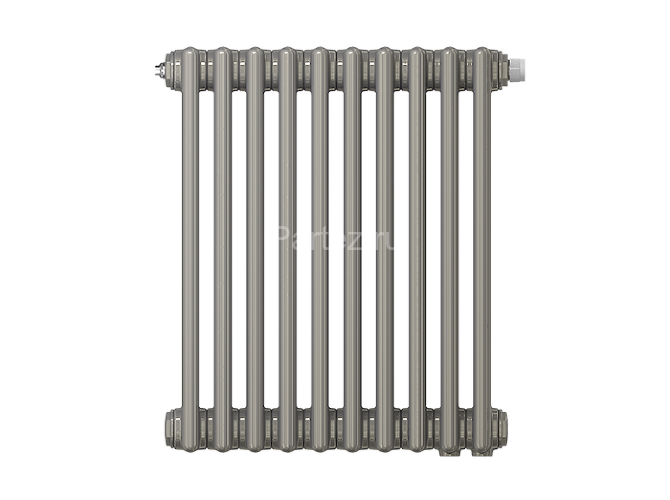 Радиатор трубчатый Zehnder Charleston Retrofit 3057, 20 сек.1/2 ниж.подк. 0325 TL (кроншт.в компл)