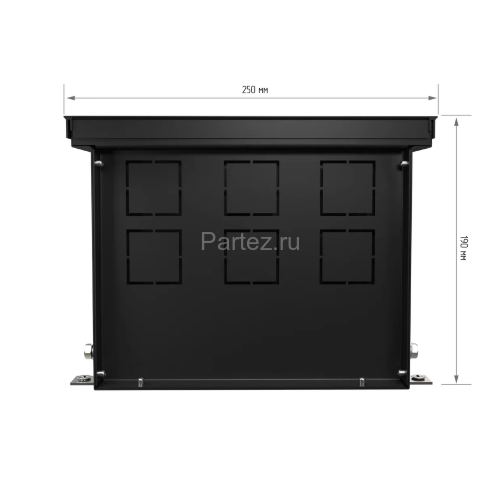 Конвектор внутрипольный Royal Thermo ATRIUM-190/250/1400-DG-U-BL