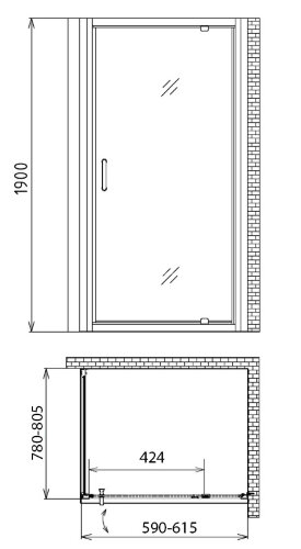 Душевой уголок Gemy Sunny Bay S28120-A80