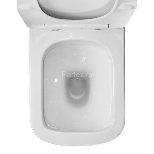 Унитаз-компакт Azario Ferra 365х650х785 напольный, безободковый, с быстросъемным сиденьем микролифт 