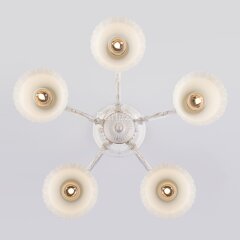 Потолочная люстра Eurosvet 60107/5 белый с золотом