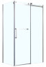 Душевое ограждение Azario VANCOUVER 800х1200х2000 R, без поддона, прозрачное стекло 8 мм, цвет профиля серебро (AZ-NKF1131 R 800)