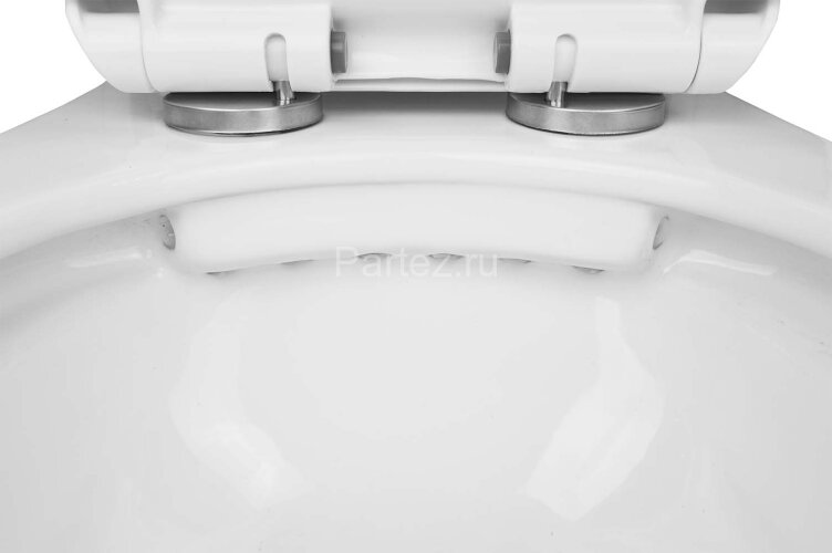 Сет LORANTO Инсталляция + Подвесной безободковый унитаз Fredo с сиденьем микролифт (4501+CS-WH8005)