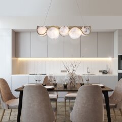 Подвесная люстра Bogate's 354/4 античная бронза