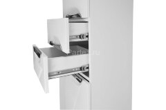 Пенал Loranto Стиль 30 левосторонний, 300х1970х330, белый (CS00024790)