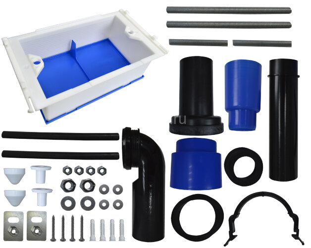 СЕТ IDROSPANIA: Инсталляция TABARCA + кнопка к инсталляции Belen хром глянец (40230+30361)