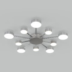 Потолочная люстра Eurosvet 90242/10 хром