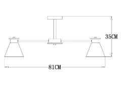Потолочная люстра Arte Lamp A1031PL-8WH